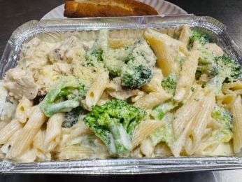 Chicken Ziti Broccoli.