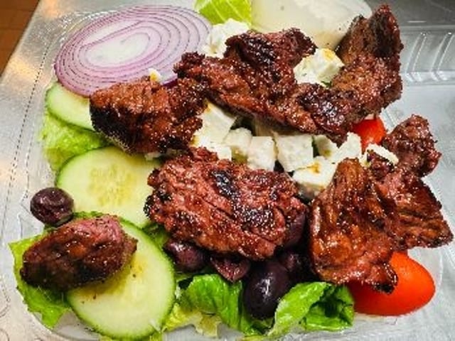 Steak Tip Greek.