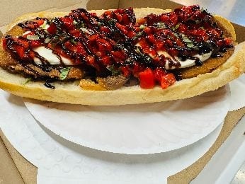 Eggplant Caprese.