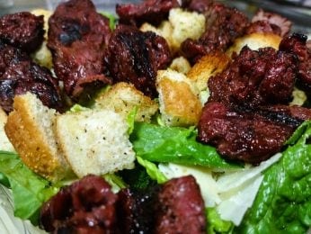 Steak Tip Caesar.