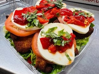 Chicken Caprese.